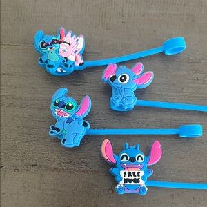 LILO & STITCH STRAW PROTECTORS-Set of 4